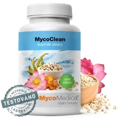 MycoClean – Reishi, Shiitake a agaricus pro harmonizaci trávení, 99g